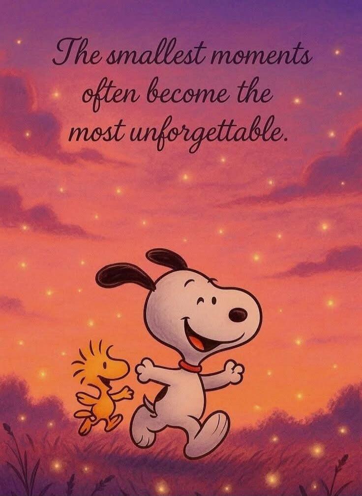 The smallest moments often become the most unforgettable.