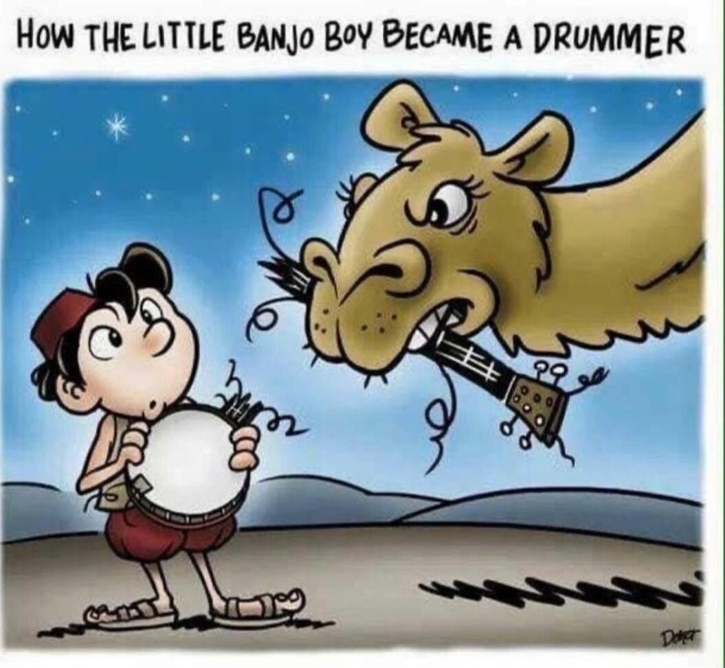 How the little banjo boy became a drummer
