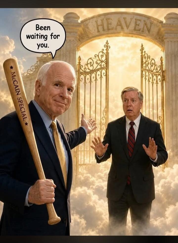 Been waiting for you. HEAVEN. MCCAIN SPECIAL.
