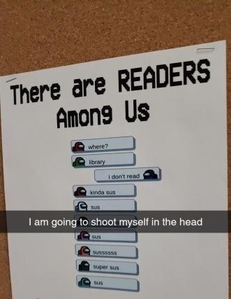There are READERS gmong Us J T