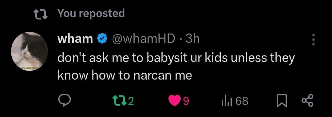 11 Youreposted wham whamHD 3h dont ask me to babysit ur kids unless they GENICVACHELELINE 02 L 2 lies R g