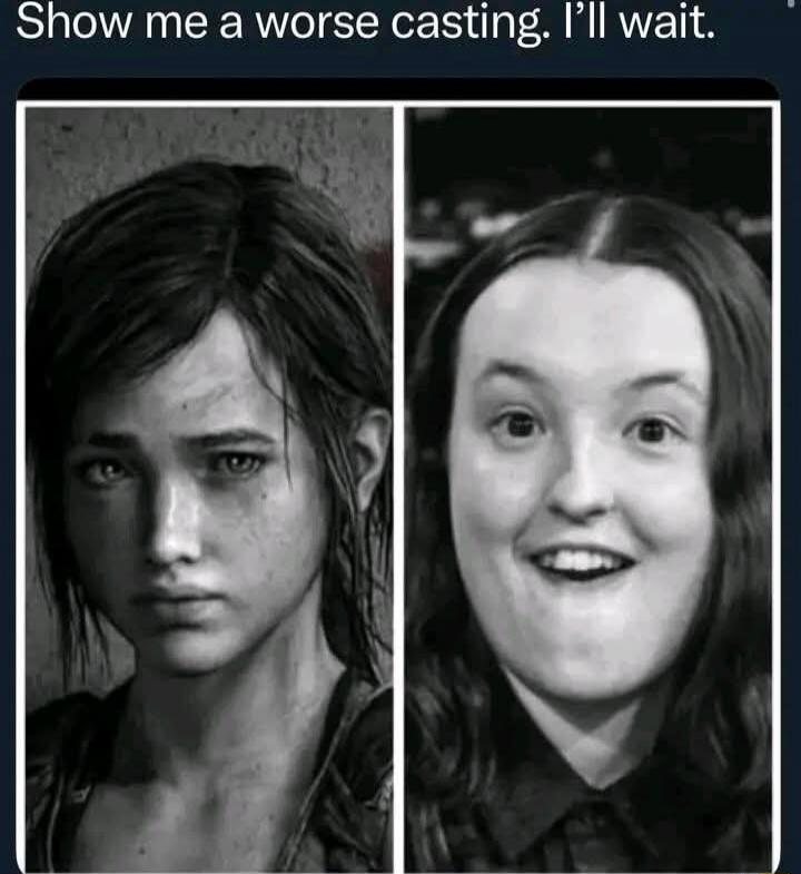 Show me a worse casting. I’ll wait.