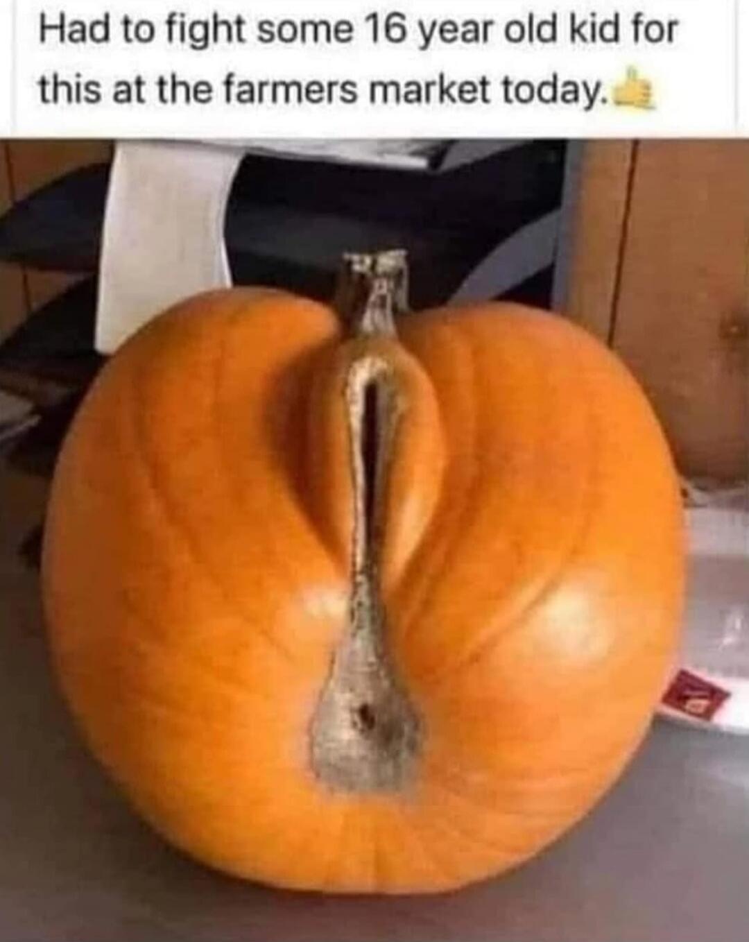 Had to fight some 16 year old kid for this at the farmers market today.