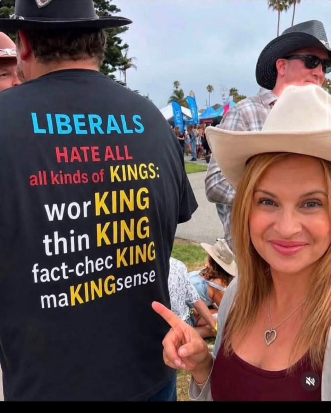 LIBERALS HATE ALL all kinds of KINGS: working thinking fact-checking making sense