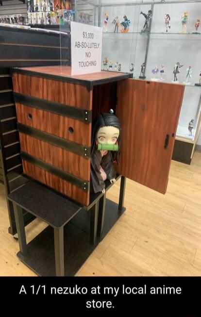 A 11 nezuko at my local anime store