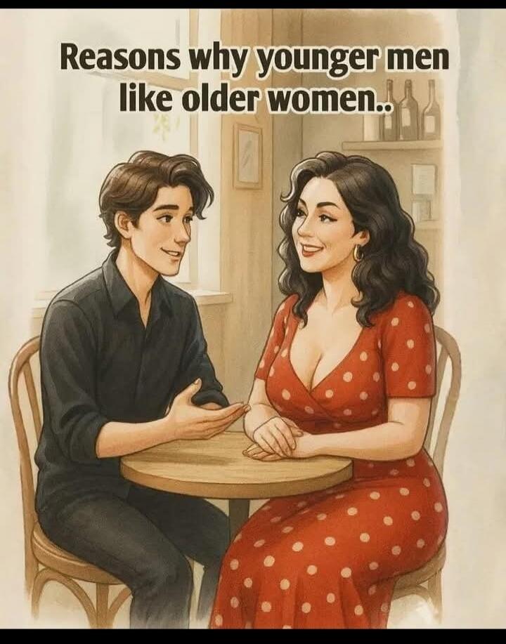 Reasons why younger men like older women..