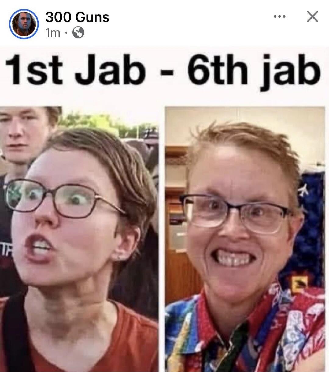 1st Jab - 6th jab