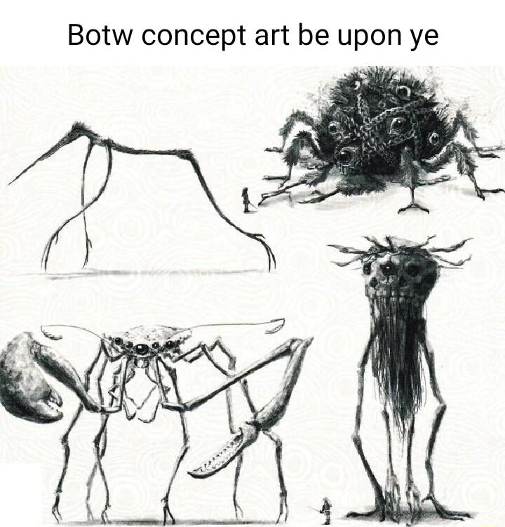 Botw concept art be upon ye