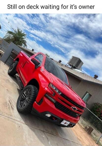 Still on deck waiting for it's owner