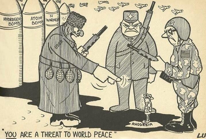 YOU ARE A THREAT TO WORLD PEACE