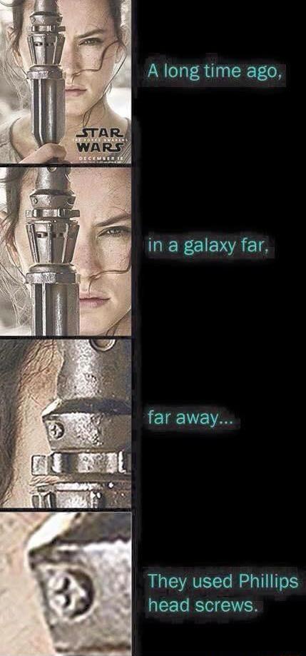 A long time ago in a galaxy far far away They used Phillips NEET RV EITEN