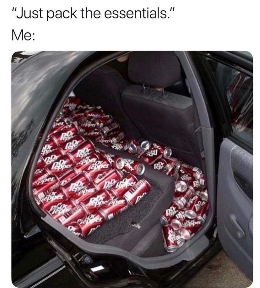 Just pack the essentials