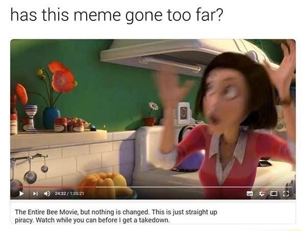 has this meme gone too far