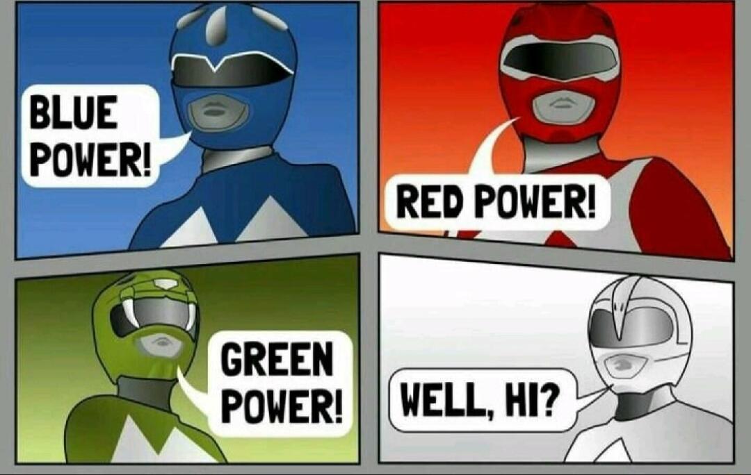 B s BLUE POWER AL GREEN POWER RED PONER 4