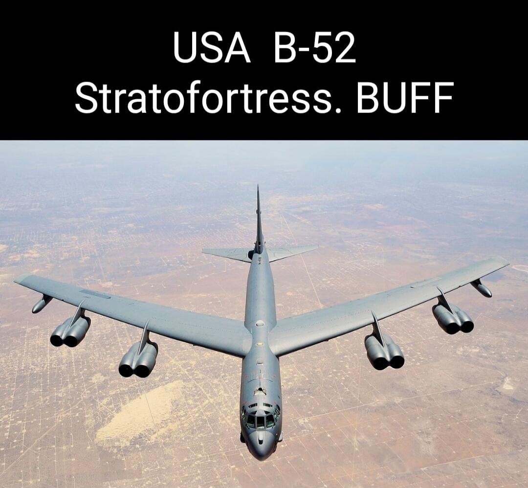 USA B-52 Stratofortress. BUFF