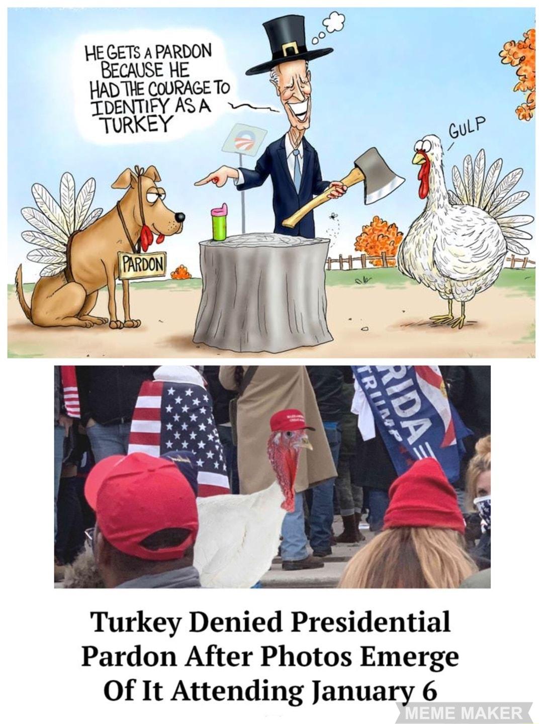 HAD THE COURAGE To TOENTIEY ASA TURKEY Turkey Denied Presidential Pardon After Photos Emerge Of It Attending January 6