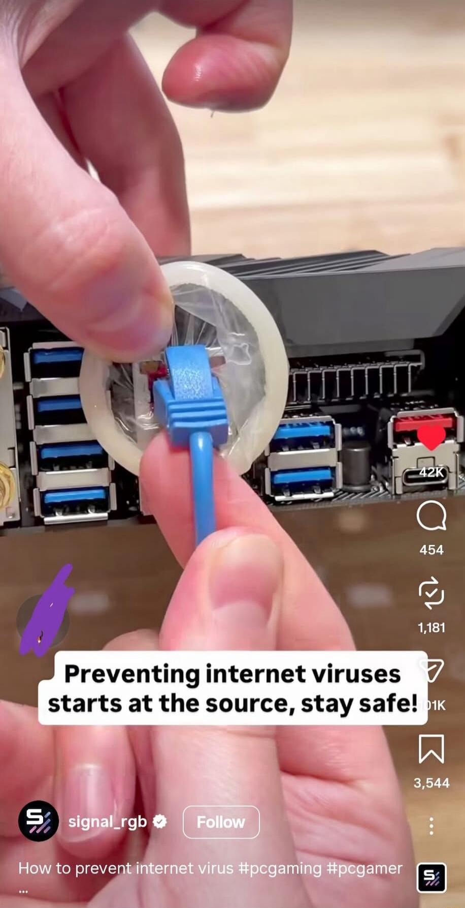 Preventing internet viruses starts at the source, stay safe!