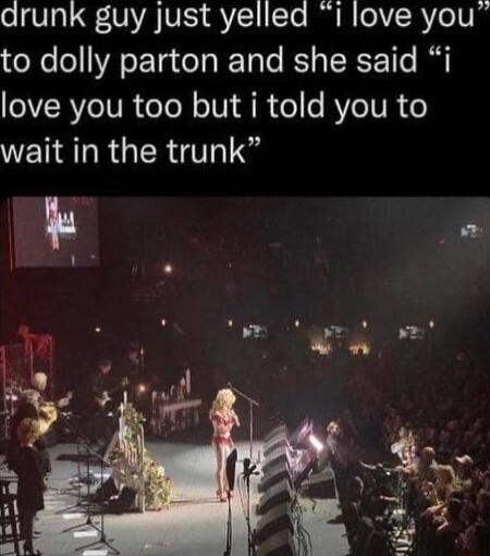 o V1s L VH VIS VITe Rt M VR VoV i to dolly parton and she said i VR ITR e TR eI A R o RYe IR o WETRLRG R