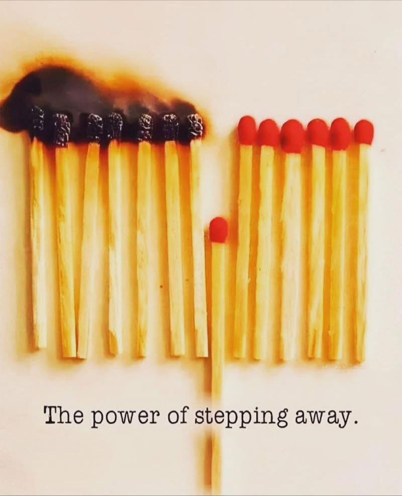 The power of stepping away.
