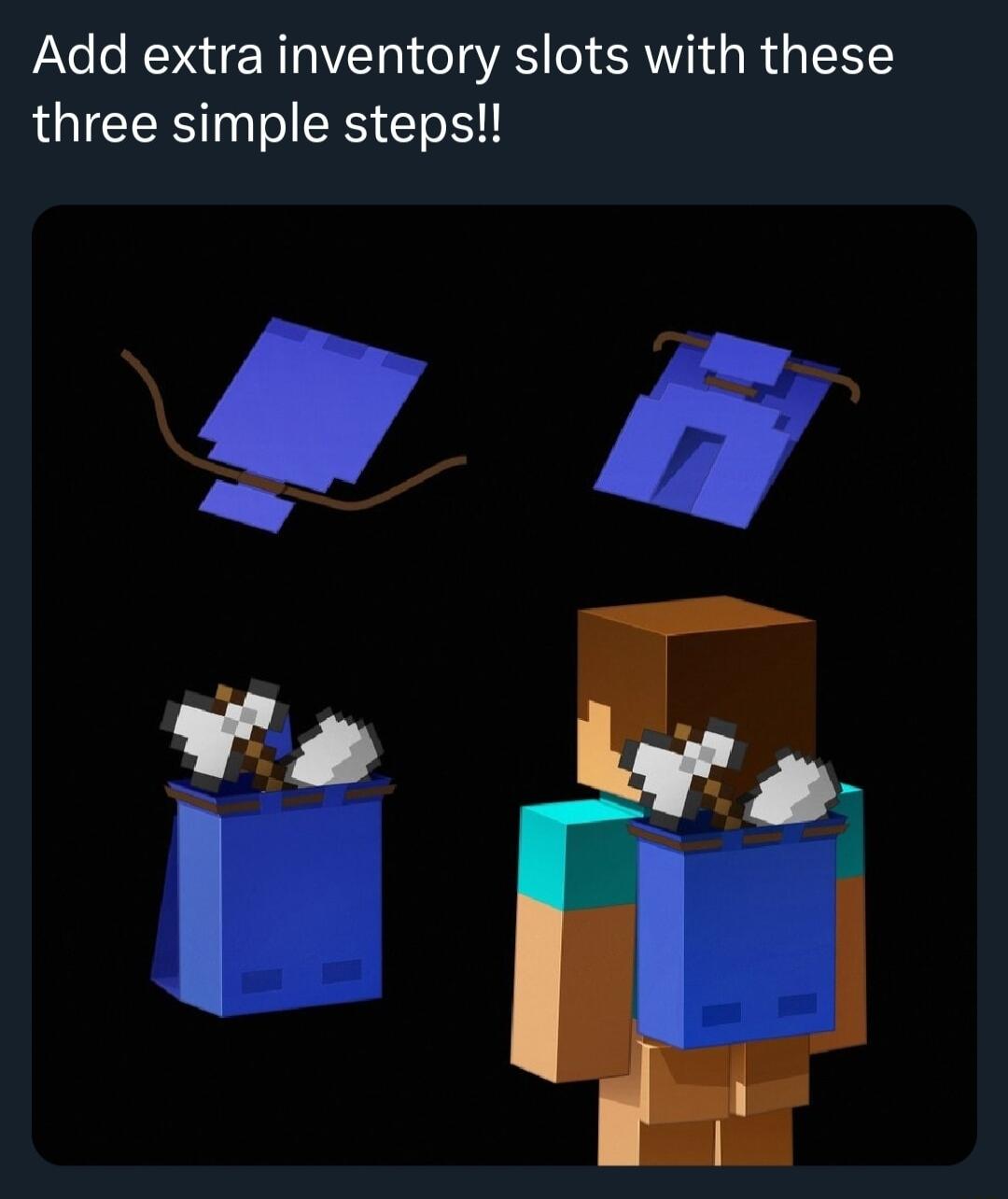 Add extra inventory slots with these three simple steps 4