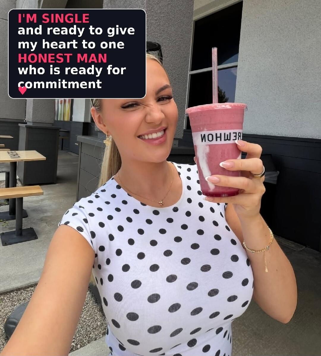 I'M SINGLE and ready to give my heart to one HONEST MAN who is ready for commitment
