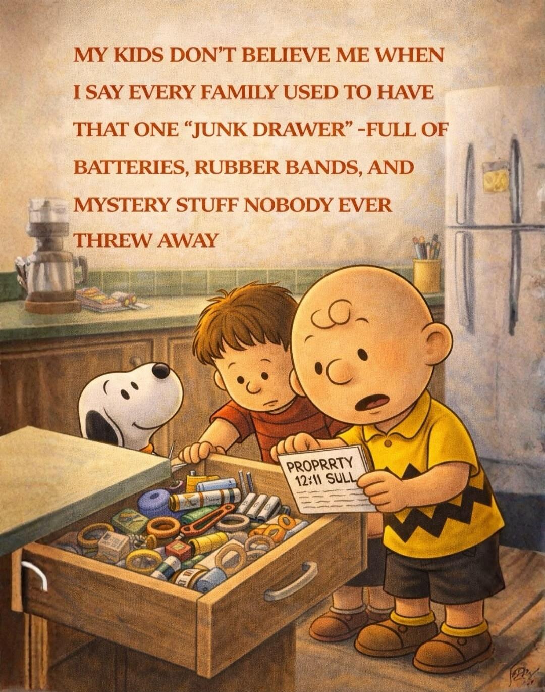 MY KIDS DON'T BELIEVE ME WHEN I SAY EVERY FAMILY USED TO HAVE THAT ONE 