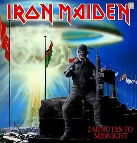 IRON MAIDEN
2 MINUTES TO MIDNIGHT