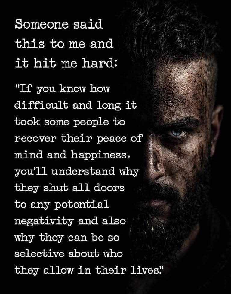 Someone said this to me and it hit me hard: 