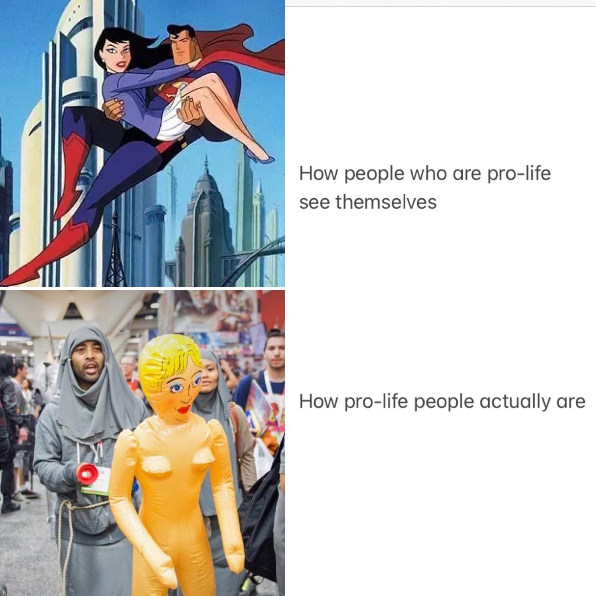 How people who are pro life see themselves How pro life people actually are