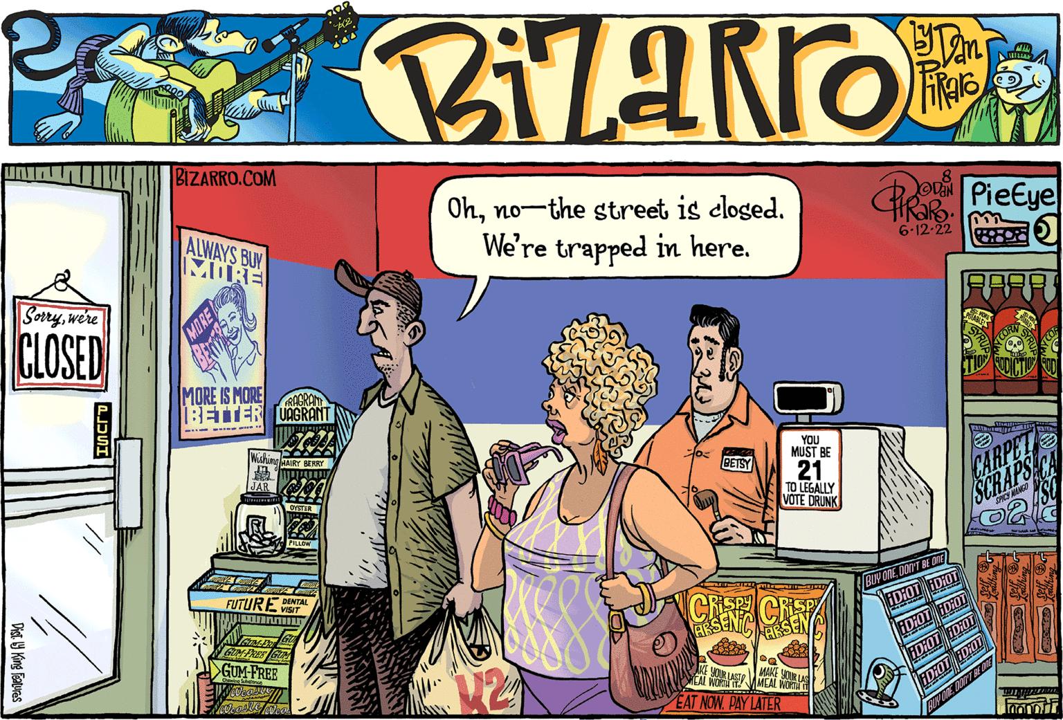 Oh iothe gtreet 1 cloged Were trapped in here 0 LEGALLY VOTE DRUNK o TURE