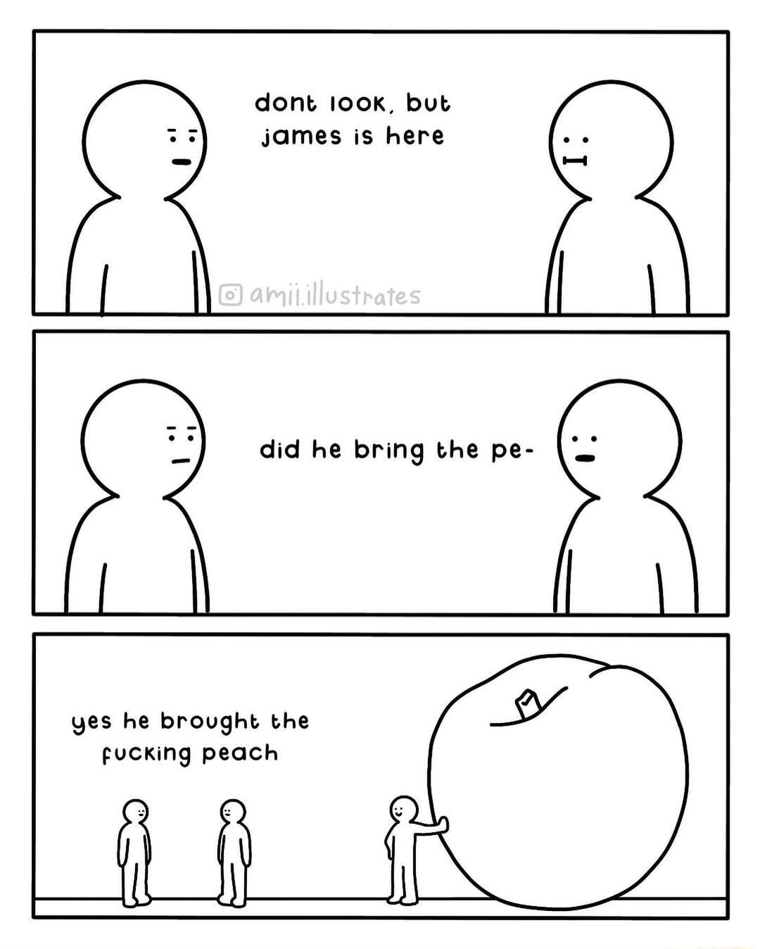 dont 100K but james is here yes he brought the fucking peach