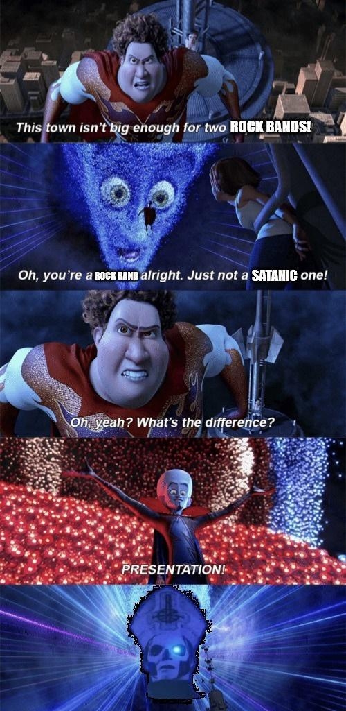 O youre a m alright Just not a SATANIG one