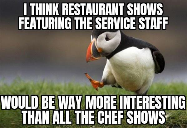 THINK RESTAURANT SHOWS FEATURING THE IGE STAFF n R Wlllllll BEWRYMORE INTERESTING THANALL THE GHEF SHOWS