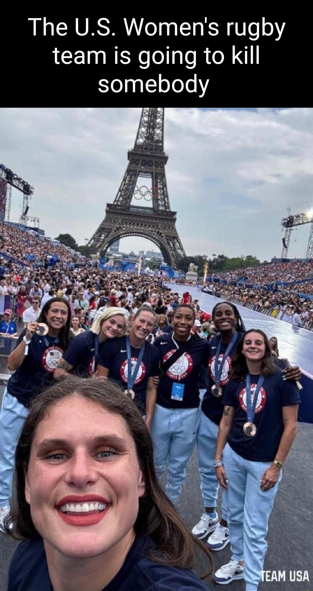 The US Womens rugby team is going to kill somebody