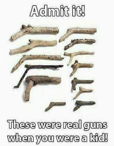 Admit it! These were real guns when you were a kid!