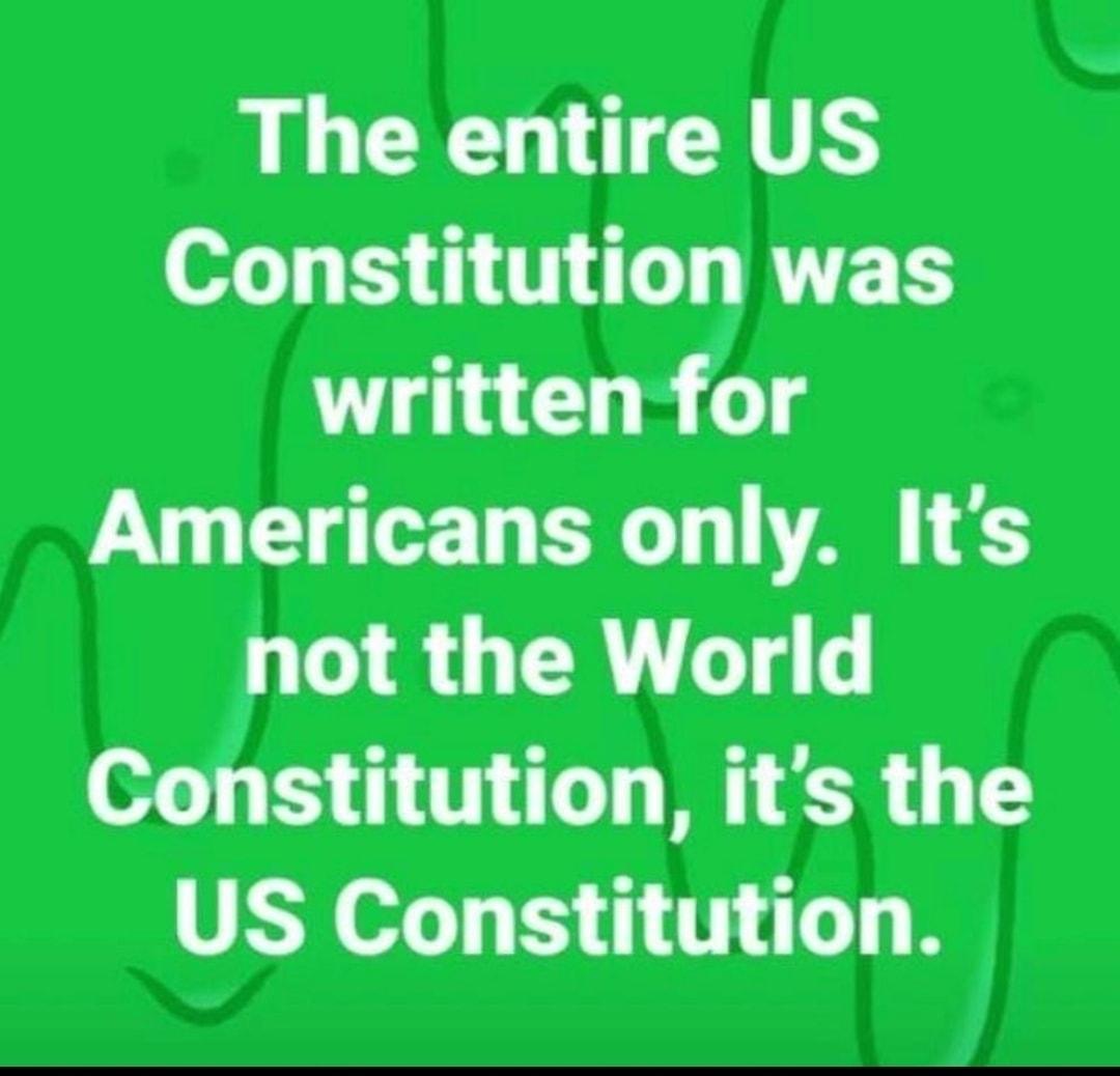 L GO LGRS SO UTHORTERS written for Americans only Its LR TRYLTT Constitution its the US Constitution