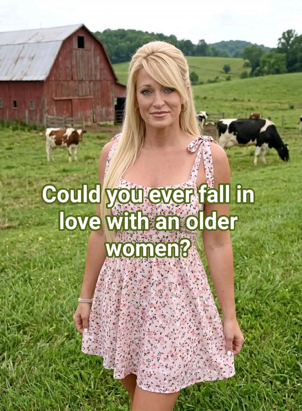Could you ever fall in love with an older women?