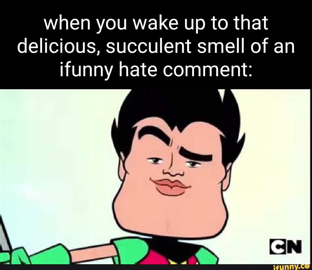 VUL R ITRVELCRI R R ES delicious succulent smell of an ifunny hate comment