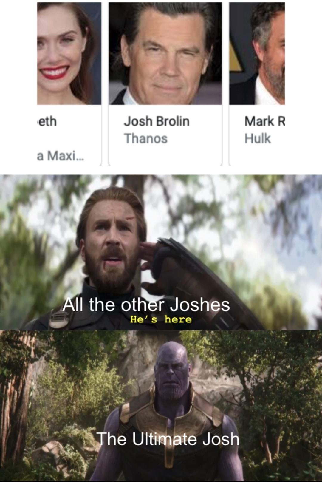 Josh Brolin Thanos 1 gthe othr_JQshes vlt s J g U v e 7he Ultimate Josh