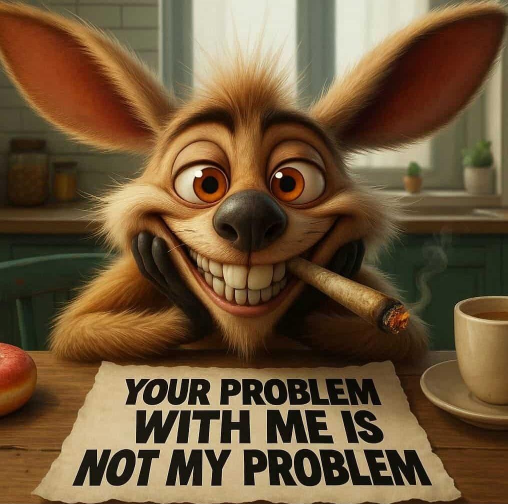 YOUR PROBLEM WITH ME IS NOT MY PROBLEM