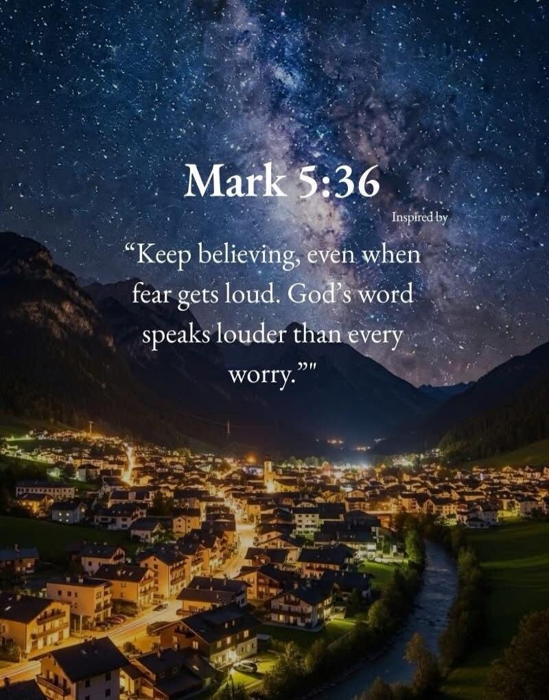 Mark 5:36 Inspired by 