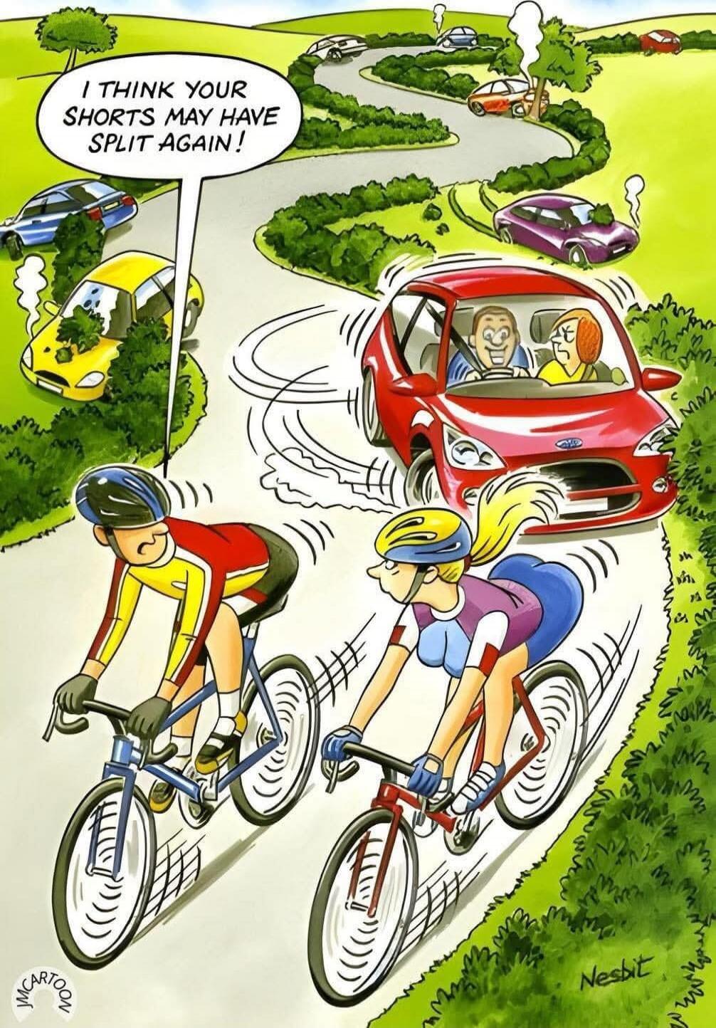 I THINK YOUR SHORTS MAY HAVE SPLIT AGAIN!