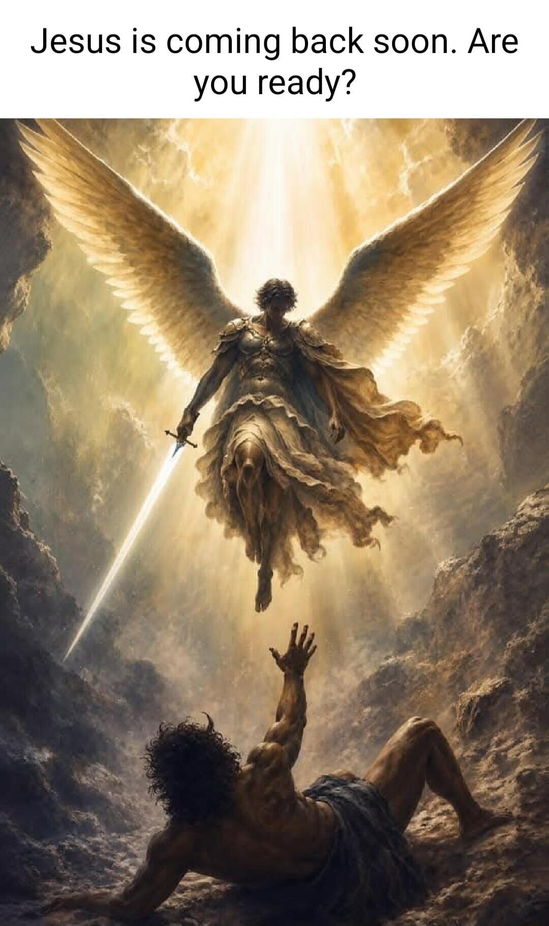 Jesus is coming back soon. Are you ready?