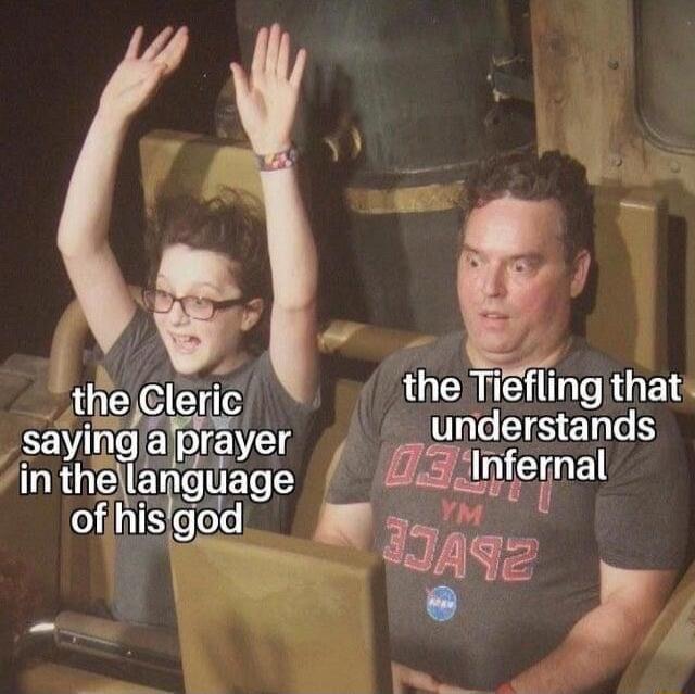 G the Clenc the Tieflingithat saylm p understands in thelarpgage lnfeanal ofhlsgod 3 M 3452