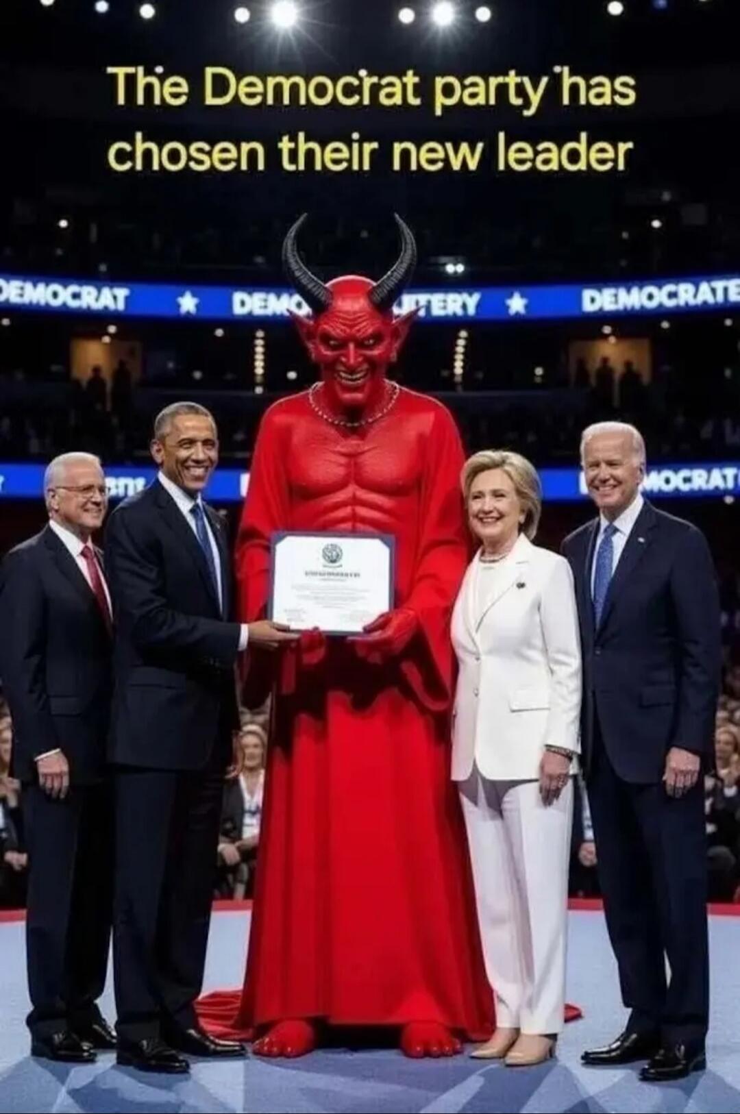 The Democrat party has chosen their new leader