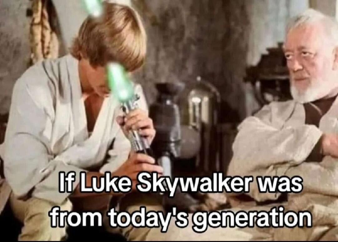 If Luke Skywalker was from today's generation