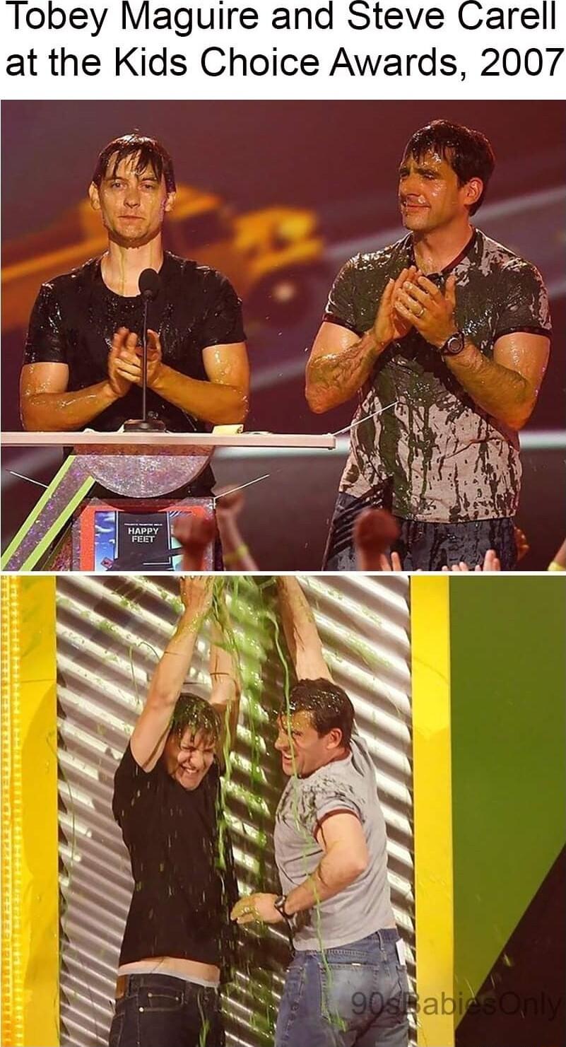 teve Carell at the Kids Choice Awards 2007 Tobey Maguire and i