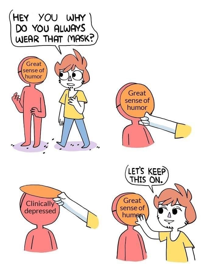 HEY YOU WHY DO YOU ALWAYS WEAR THAT MASK OWLTURDCOM