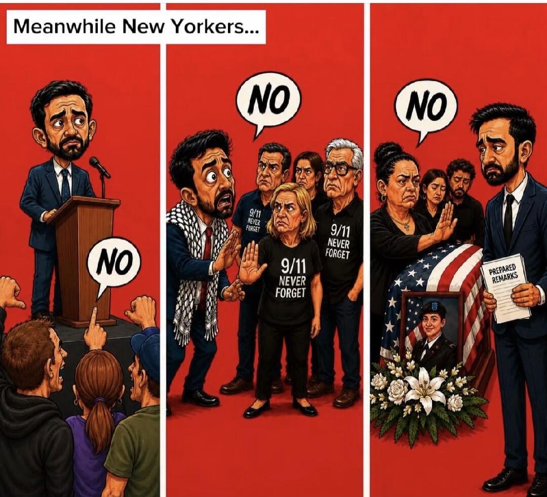 Meanwhile New Yorkers... NO NO NO 9/11 NEVER FORGET PREPARED REMARKS