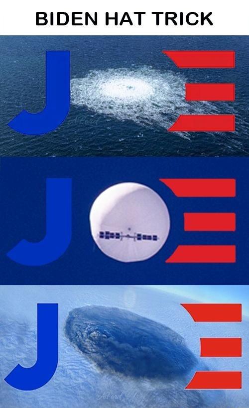 BIDEN HAT TRICK